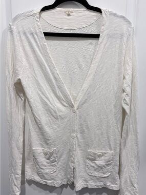 J. Crew Cream Lightweight Cardigan jacket